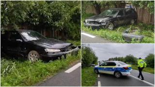 Tânăr fără permis, urmărire cu focuri de armă pe drumurile din Timiș. În goana nebună, a spulberat un polițist