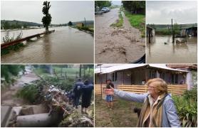 Prăpăd în mai multe oraşe din ţară, în urma ploilor torenţiale. În Dolj, puhoaiele de apă au intrat în casele oamenilor pe ferestre