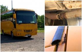 Cea mai bogată comună a vrut să trimită elevii la şcoală cu un autobuz de la fier vechi. Costă 20.000 de euro, iar viespile şi-au făcut cuib în el