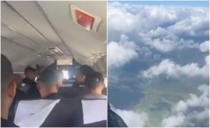 Imagini de infarct: Uşa avionului în care se afla o trupă braziliană s-a deschis în mijlocul zborului. Pilotul, nevoit să aterizeze de urgenţă
