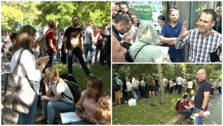 Haos la înscrierea la grădiniţă, în Capitală. Părinţii au făcut noapte albă sau au dormit în maşini, ca să nu piardă locul la coadă. Explicaţia primarului Negoiţă