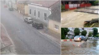 Vestul României, lovit de inundaţii. Temperaturile, mai mici cu 10 grade: la munte a nins. Cum se schimbă vremea de mâine