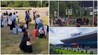 Împușcături pe Aeroportul din Chișinău. Un cetățean străin a luat arma unui polițist de frontieră și a ucis două persoane