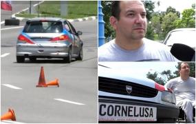 Cursă plină de adrenalină la Drobeta-Turnu Severin. Cătălin, un tânăr în scaun cu rotile, a participat alături de Corneluşa, o Dacie 1310: "Pasiunea nu are limite"