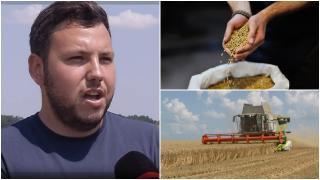 Cosmin cultivă 400 de hectare de grâu și așteaptă o recoltă bogată. Acum speră să-și poată recupera investiția după un an de muncă