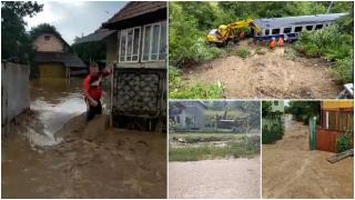 10 coduri roşii pentru 8 judeţe. În unele zone a plouat în 20 de minute cât într-o lună întreagă