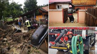 Imagini cu prăpădul făcut de furtuni în toată țara: Au fost emise 18 Coduri Roșii de vreme severă, record în 2023