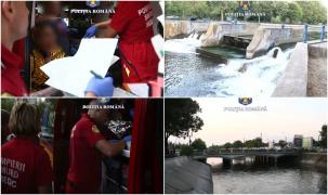 Fetiță de 3 ani și mama ei, salvate din râul Dâmbovița. Copila a aruncat o piatră în apă și s-a dezechilibrat. Femeia a sărit după ea, disperată s-o salveze