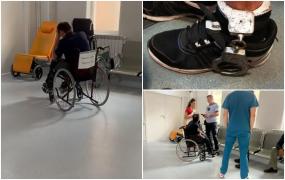 Un bărbat din Botoşani, la un pas să rămână fără picior dintr-o glumă. S-a lăsat prins în cătuşe deşi nu avea cheie