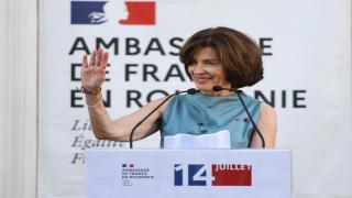 Ziua Naţională a Franţei, sărbătorită în Capitală. Ambasadoarea Laurence Auer, despre aderarea României la Schengen: "Puteţi conta pe sprijinul ţării mele"