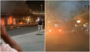 Incendiu pe aeroportul sicilian Catania. Mai multe persoane s-au intoxicat cu fum