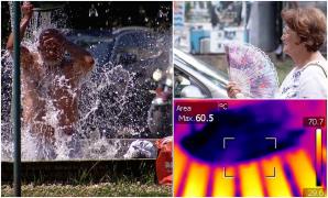 România fierbe în urma codurilor roşii şi portocalii de caniculă. 60 de grade Celsius la nivelul asfaltului, în București