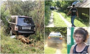 Haos la Erghevița, în Mehedinți. După ce s-au înfipt cu SUV-ul într-un cap de pod, 17 migranți au luat-o la fugă prin grădinile oamenilor, ca să scape de polițiști