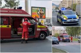 O şoferiţă neatentă, la un pas să producă o tragedie în Baia Mare. A lovit o femeie pe trecerea de pietoni, după ce şi-a întors privirea de la drum