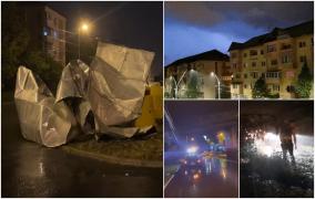 "Doamne Fereşte!" Furtunile au lovit cu putere în țară. Furia naturii s-a dezlănţuit aseară în Baia Mare, Cluj și Satu Mare