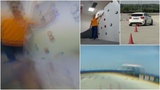 Experiment Observator. Ce vede un șofer drogat atunci când conduce: diferenţele uriașe arătate de singurul simulator din România