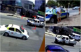 Un şofer din Bârlad s-a luat la ceartă cu poliţiştii în mijlocul intersecţiei, nemulţumit de cum dirijează traficul. A fost încătuşat şi amendat