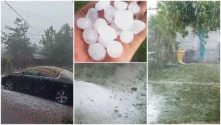 "Aşa grindină nu s-a mai văzut. Uitaţi-vă, prăpădul de pe lume!" Natura s-a dezlănţuit în țară, gheața căzută din cer a făcut ravagii în doar câteva minute