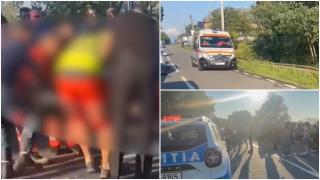 Fetiţă de 12 ani, în stare gravă la spital după ce a căzut pe parbrizul unei maşini, în Maramureş. Copila s-a dezechilibrat de pe bicicletă
