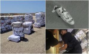 Captură uriașă de droguri în Italia. Poliția a scos din apele strâmtorii Siciliei 5,3 tone de cocaină, în valoare de aproape un miliard de dolari