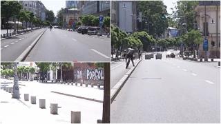 Străzile din București, pustii după ce temperaturile au atins 40 de grade la umbră. Județele care se vor lovi săptămâna viitoare de al treilea val de caniculă