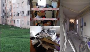 Explozie puternică într-un bloc din Zărnești. Sunt patru răniți, după ce deflagrația a zguduit din temelii clădirea cu zeci de garsoniere
