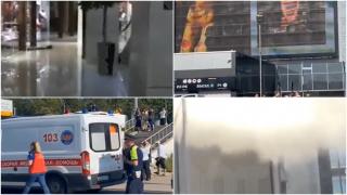 Cel puțin 4 morți într-un mall din Moscova, după ce o conductă cu apă fierbinte s-a spart. Mai mulți oameni au suferi arsuri grave