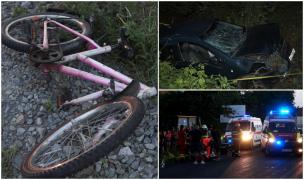 "A zbierat fetiţa, erau toate grămadă pe jos". Copile spulberate cu mașina de o șoferiță, pe un drum din Bistrița. Au fost aruncate la mai bine de 10 metri, pe asfalt