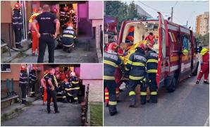 Tânăr de 27 de ani, în stare gravă la spital, după un incendiu într-un bloc din Baia Mare. Pompierii l-au găsit inconştient în apartamentul cuprins de flăcări
