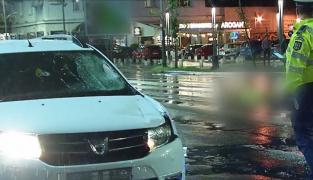Bărbat de 45 de ani, spulberat de o maşină pe Bulevardul Magheru din Bucureşti. Trecea strada printr-un loc nepermis