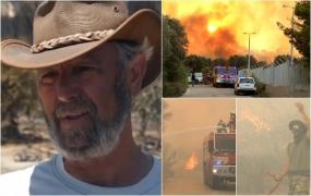 "Aici a fost viaţa mea. Şi acum nu mai am nimic". Dramale pe care le trăiesc grecii în aceste zile de infern. Pompierii români întâmpinaţi cu aplauze de localnici