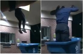 A vrut să jefuiască o bancă, dar a ajuns într-un tomberon. Păţania celui mai "nepriceput" hoţ din SUA