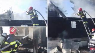 Una dintre cele mai vechi biserici din țară, mistuită de un incendiu. Lăcașul din Vâlcea a ars precum o torță, după un scurtcircuit