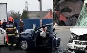 Copil de 6 ani, grav rănit de un şofer beat criţă şi fără permis, în Sibiu. Într-o curbă, bărbatul a pierdut controlul volanului şi a intrat pe contrasens