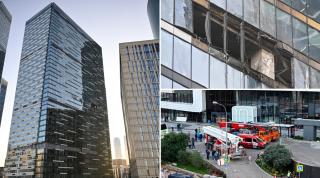 Cea mai înaltă clădire din Moscova a fost atacată din nou cu drone. Aeroportul internaţional Vnukovo, închis temporar