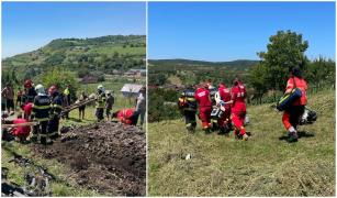 Filmul nenorocirii din Bistrița, unde fiul a coborât să-și salveze tatăl din fântâna adâncă de 10 metri. Băiatul este acum în comă, la spital