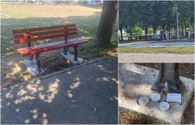 Adolescenta găsită fără suflare, sub o bancă în parcul din Mangalia, ar fi fost ucisă în altă parte. Doi indivizi purtând cagule, filmaţi pe camerele de supraveghere