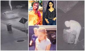 Primele imagini din noaptea crimei de la Mangalia. Momentul în care Loredana cară singură geamantanul prin parc, după ce a abandonat trupul Alinei