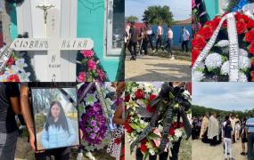 În rochie de mireasă, sicriu alb şi însoţită de lacrimi şi multă durere, Alina a fost condusă pe ultimul drum. A plătit cu viaţa în numele prieteniei