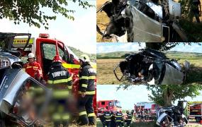 "S-a speriat, a pus frână şi s-a răsturat în şanţ". Un bărbat de 66 de ani din Mureş a murit într-un cumplit accident. Mai avea doar 15 kilometri până acasă