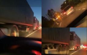 Carambol pe o şosea din Satu Mare: Mai multe TIR-uri au fost implicate într-un accident