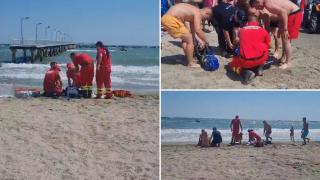 Operațiune dramatică de salvare la Mamaia. Trei persoane au murit înecate, iar alte două au ajuns la spital în stare gravă