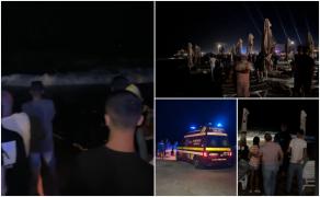 "A ridicat mâna şi după nu l-am mai văzut". Un tânăr a murit înecat, azi noapte, la Costinești. Băiatul a dispărut în valuri, după ce s-a aventurat în marea învolburată