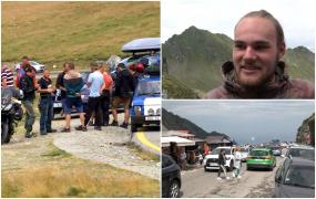 Ambuteiaje pe munte ca în marile oraşe! Turist străin impresionat de ce a văzut în România, deși a fost prins în trafic: "Acum e blocaj, dar priveliştea e fantastică"