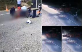 Impact fatal surprins de camerele de supraveghere în Alba. Un motociclist a murit pe loc, după ce un utilaj i-a tăiat calea