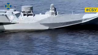 "Sea Baby". Ucrainenii au dezvăluit în premieră cum o dronă cu 850 de kg de explozibili a lovit podul din Crimeea: "Am fost atât de fericiți, am început să ne felicităm"