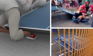 ANIMAŢIE. Cum putea să-şi piardă piciorul o copilă de 12 ani într-un parc: "Am auzit un ţipăt de acolo. Sângera foarte rău fetiţa"