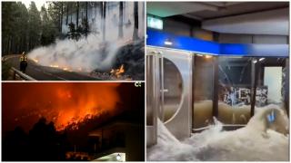 Vreme haotică pe glob. Canada și Tenerife se confruntă cu infernul incendiilor de vegetație, în timp ce inundațiile violente au făcut prăpăd în Germania