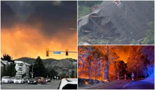 Lumea, împărţită între furtuni violente şi infernul de foc. O tornadă a făcut prăpăd în SUA, în timp ce flăcările fac srum hectare de vegetaţie în Tenerife