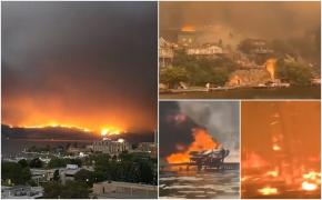"Dumnezeule! Nu, nu, nu!" Provincia canadiană Columbia Britanică, devastată de incendii cum nu au mai fost vreodată